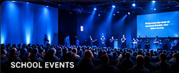 School event with an audience